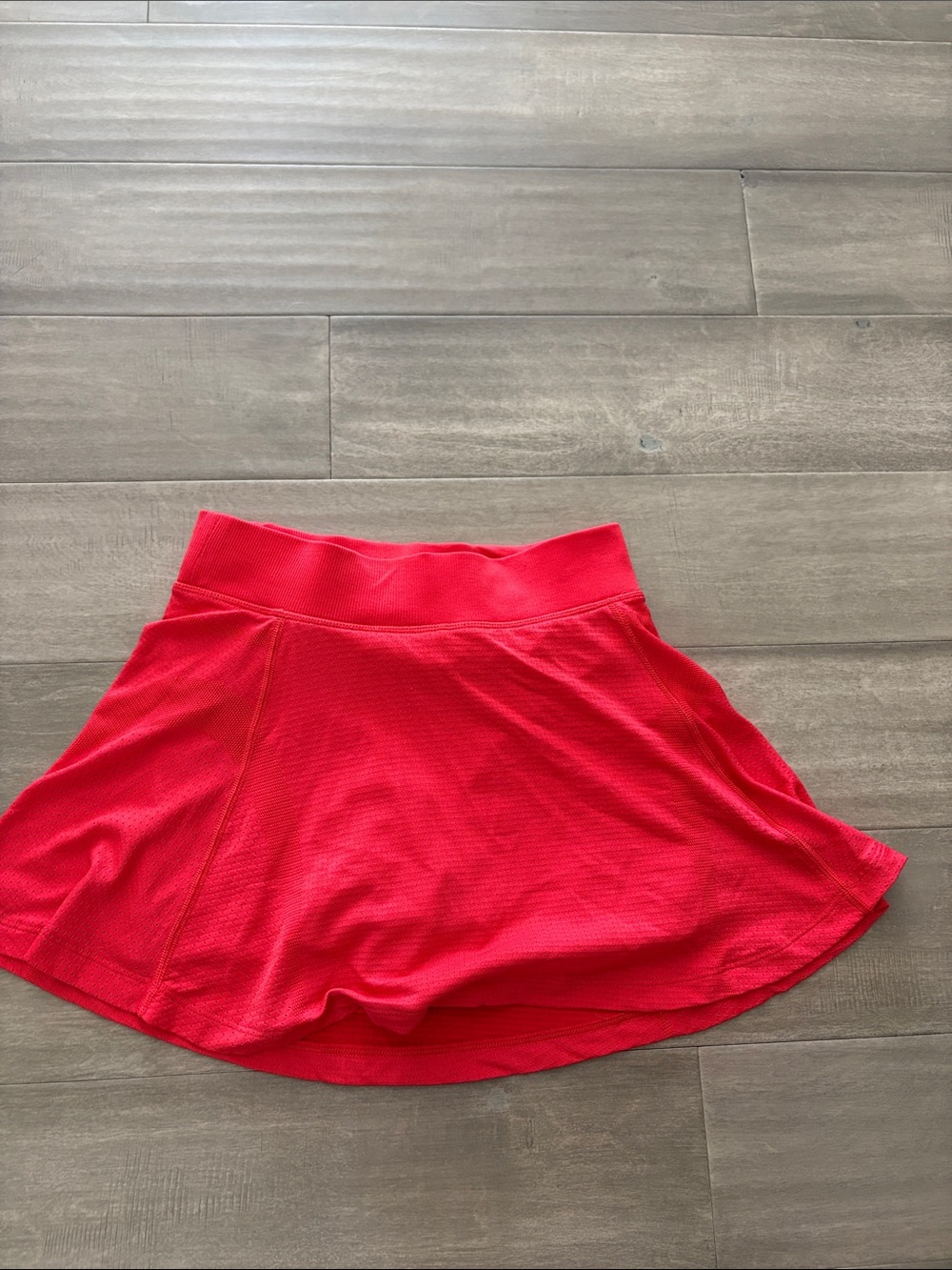 lululemon athletica Bright Red Circle Skirt with attached shorts